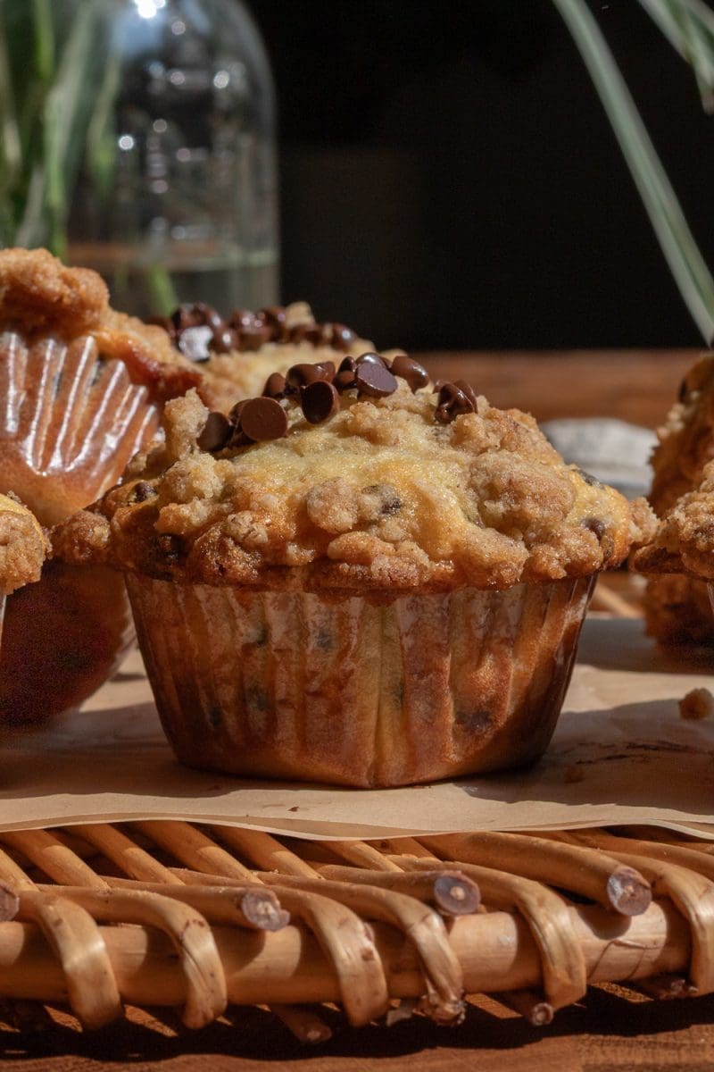 Small Batch Chocolate Chip Muffins