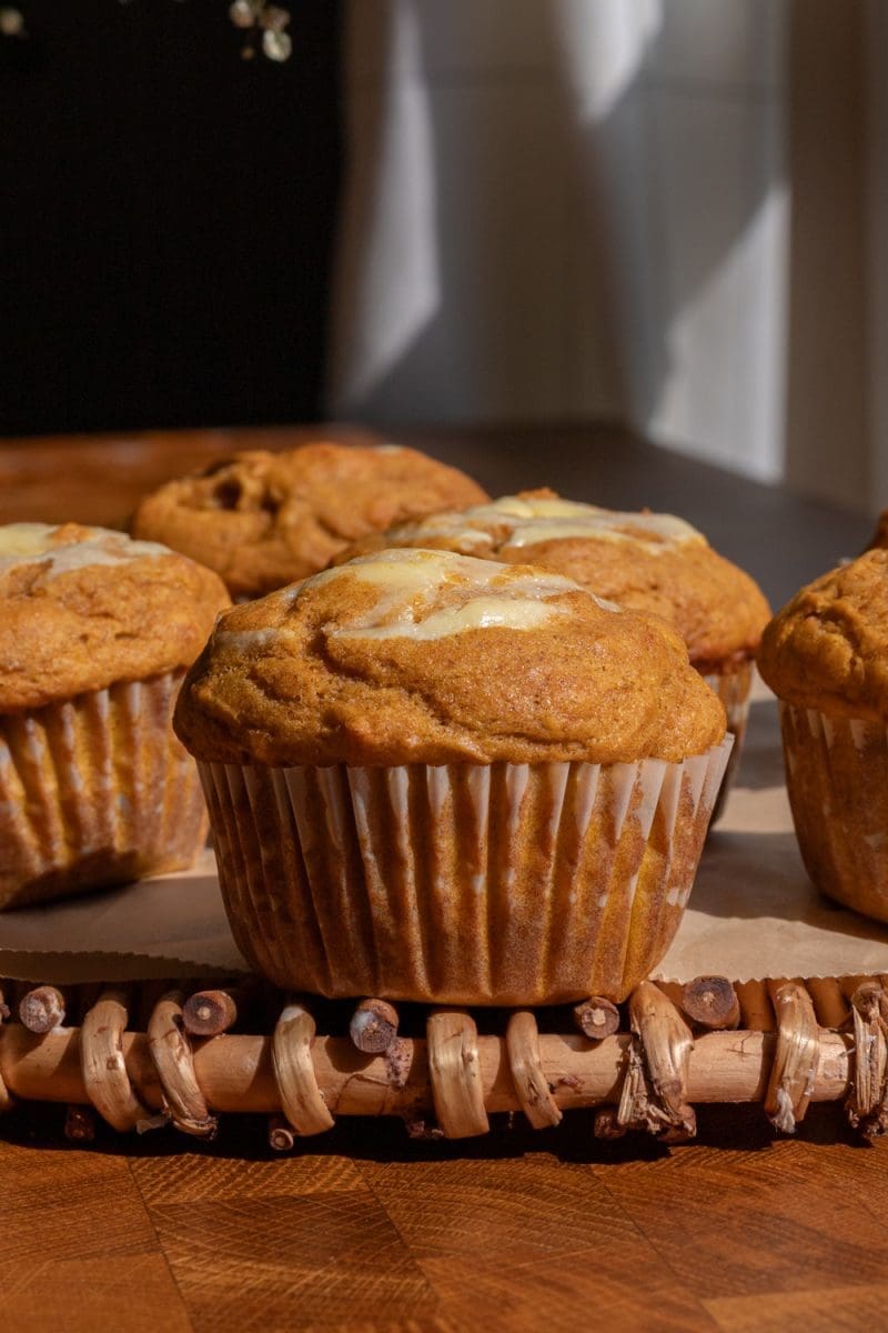 Pumpkin Cheesecake Muffins (Small Batch)