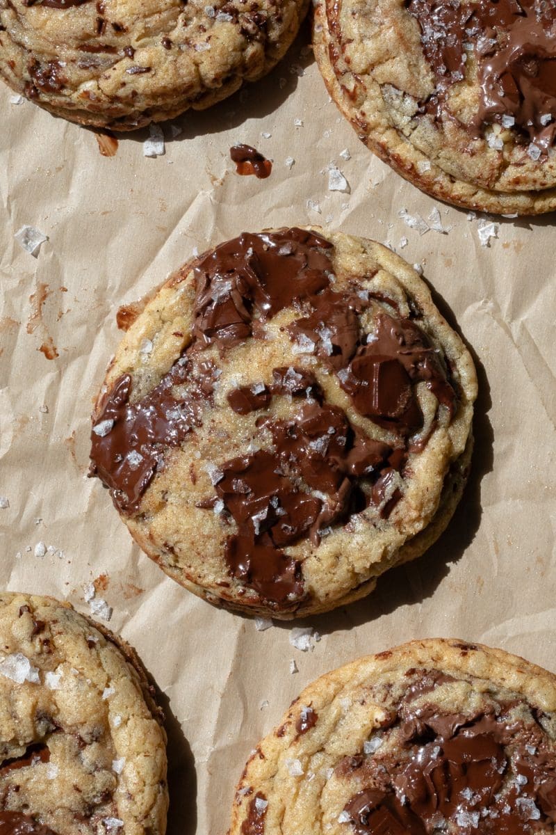 Nutella Stuffed Chocolate Chip Cookies