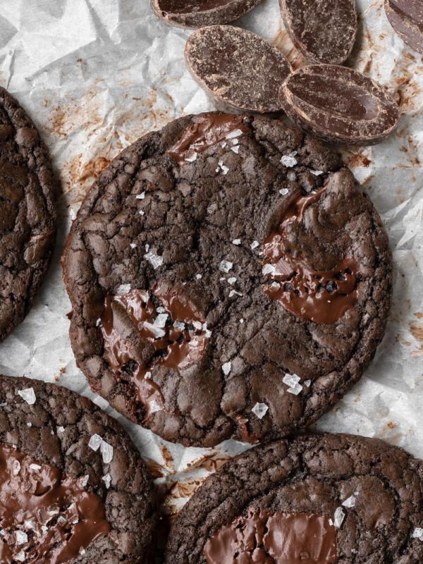 Small Batch Double Chocolate Chip Cookies