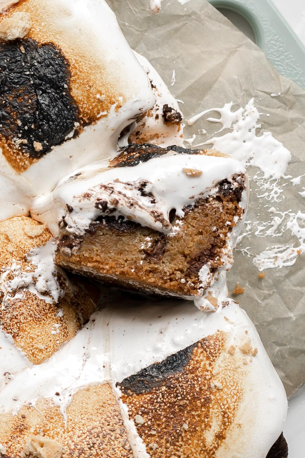 Brown Butter S’mores Cookie Brownies