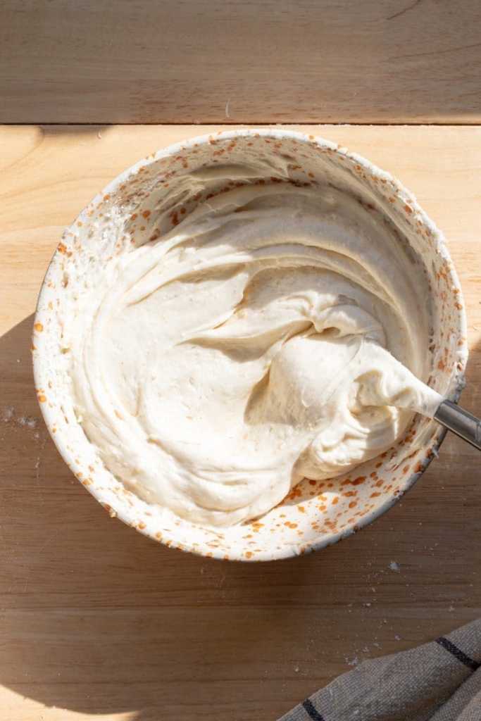 The brown butter cream cheese frosting.