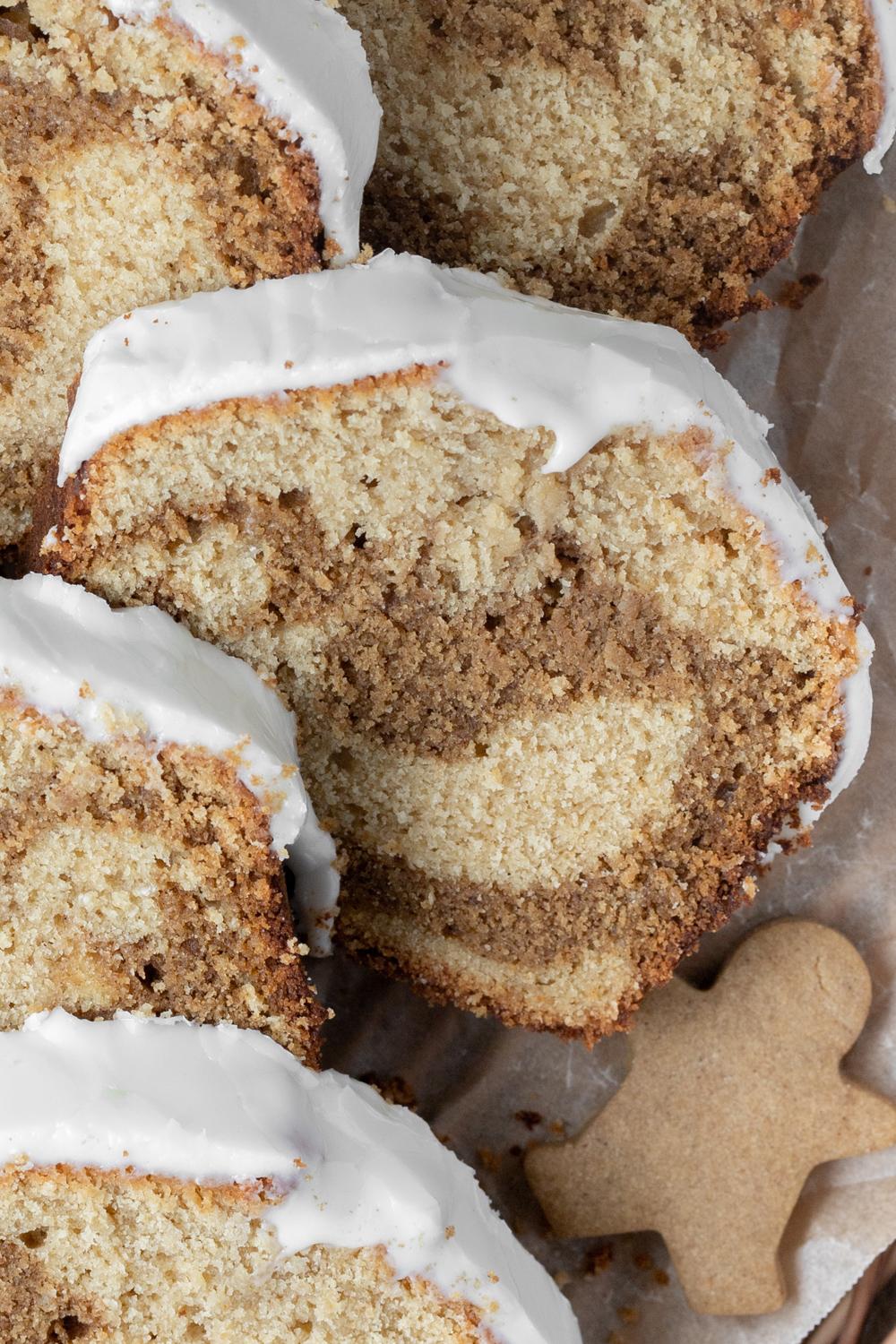 Marbled Gingerbread Pound Cake