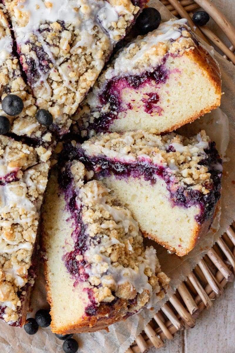 Lemon Blueberry Crumb Cake