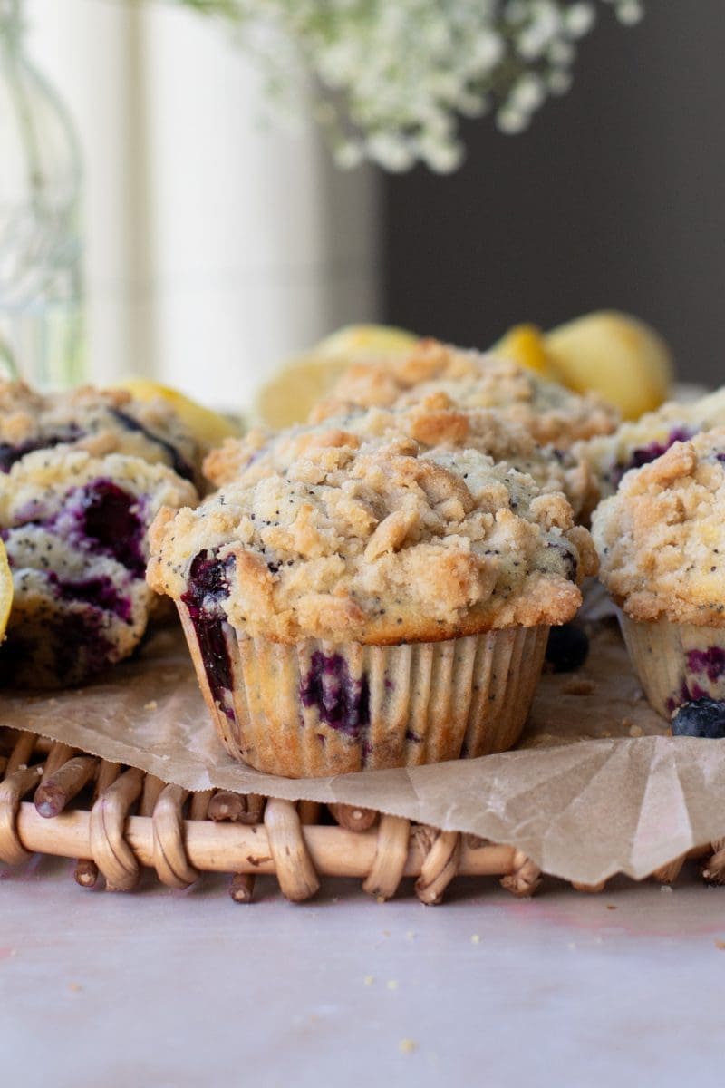 Lemon Blueberry Poppy Seed Muffins