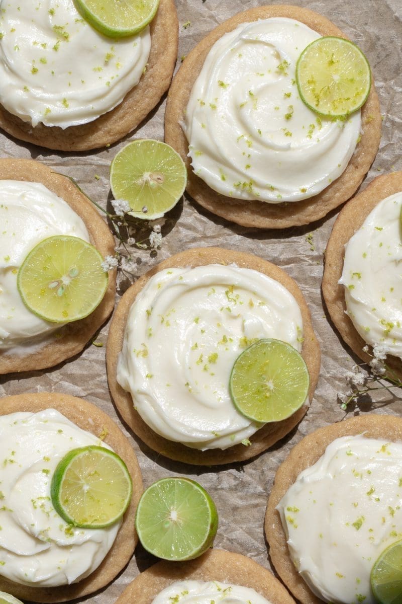 Key Lime Cheesecake Cookies