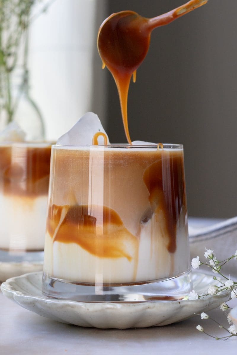 Iced Salted Caramel Macchiato Fresh Bean Bakery