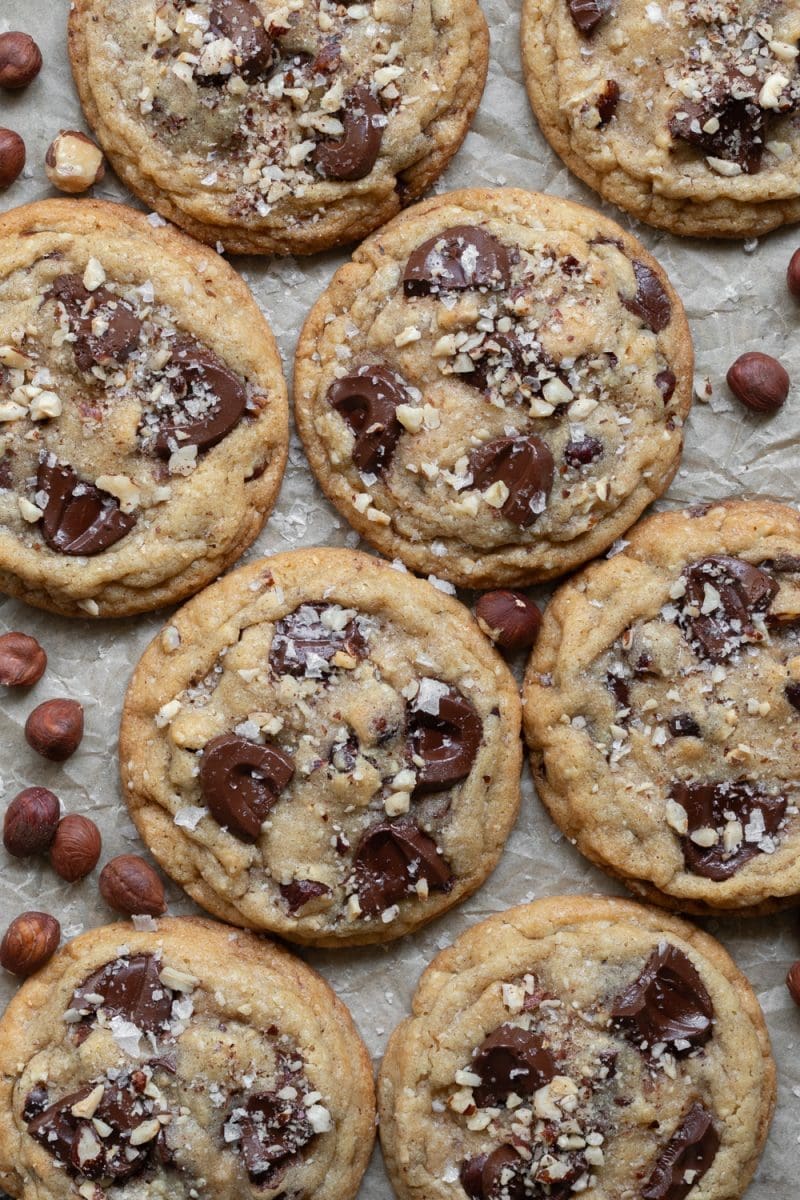 Hazelnut Chocolate Chip Cookies