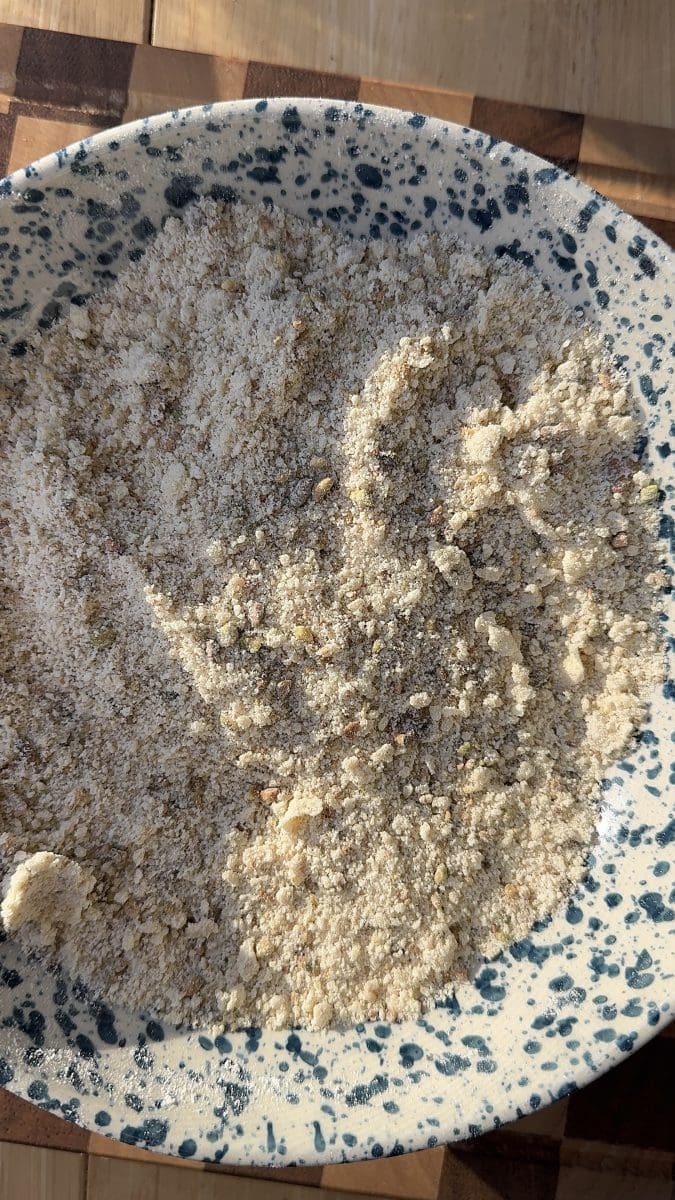 The dry ingredients beaten together.