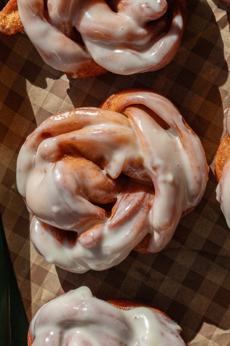 Cinnamon Roll Donuts (Small Batch)
