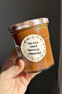 Carrot Cake Salted Caramel Sauce