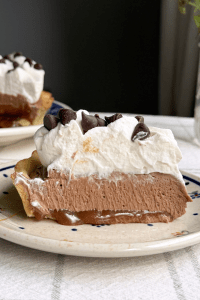 Salted Caramel Coconut Chocolate Pie