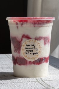 Berry Chantilly Cake Ice Cream (No-Churn)
